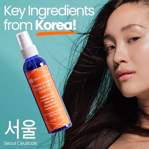 Essence Korean Skin Care - This Facial Essence Is A Must For An Effective Korean Beauty Routine - Contains Japanese Green Tea, Aloe, Cucumber, Marine Minerals & Tamarind Extract For That Youthful Glow