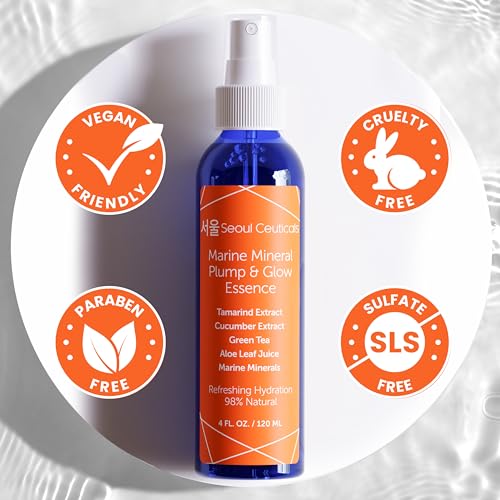 Essence Korean Skin Care - This Facial Essence Is A Must For An Effective Korean Beauty Routine - Contains Japanese Green Tea, Aloe, Cucumber, Marine Minerals & Tamarind Extract For That Youthful Glow