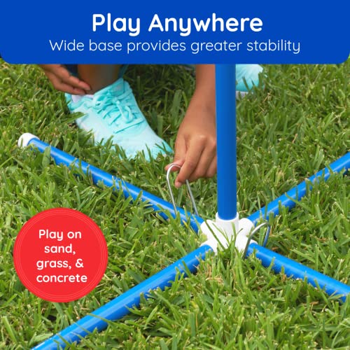 GIGGLE N GO Outdoor Games Lawn Games Yard Games for Kids and Adults or Beach Games You Can Play on All Surfaces Grass Sand Concrete or Gym Floors