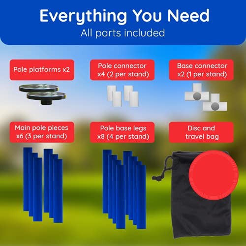 GIGGLE N GO Outdoor Games Lawn Games Yard Games for Kids and Adults or Beach Games You Can Play on All Surfaces Grass Sand Concrete or Gym Floors