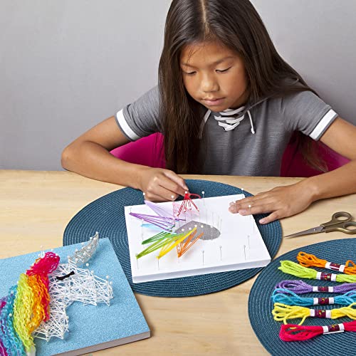 Craft-tastic ? String Art Kit ? Craft Kit Makes 2 Large String Art Canvases ? Unicorn Edition