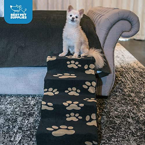 Dog & Cat Foam Pet Steps, Non-Slip Indoor Ramp