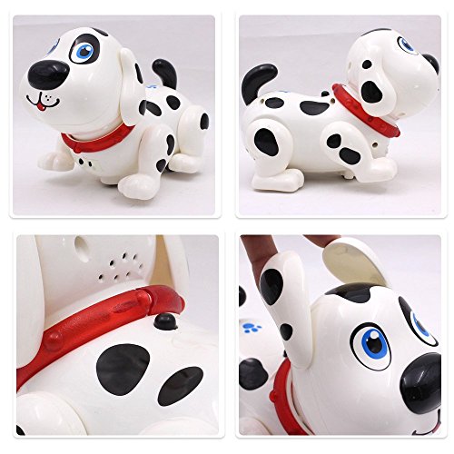 WEofferwhatYOUwant Electronic Pet Dog Harry. Batteries Included. Interactive Smart Puppy Toy Robot Responds to Touch, Walks, Barks, Sings, Dances, Chasing Fun Activities.