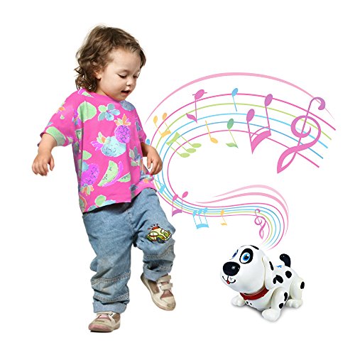 WEofferwhatYOUwant Electronic Pet Dog Harry. Batteries Included. Interactive Smart Puppy Toy Robot Responds to Touch, Walks, Barks, Sings, Dances, Chasing Fun Activities.