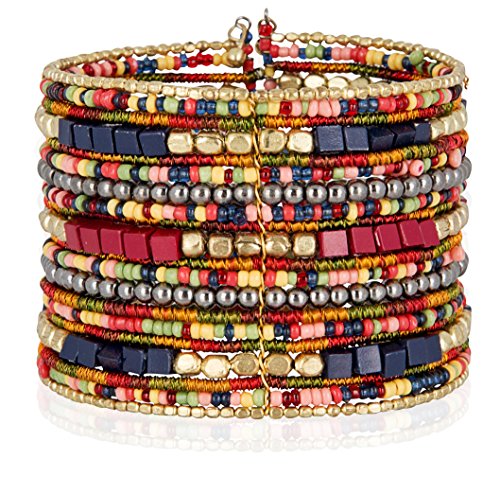 SPUNKYsoul Cuff Bracelets for Women Collection (Navy/Red/Box)