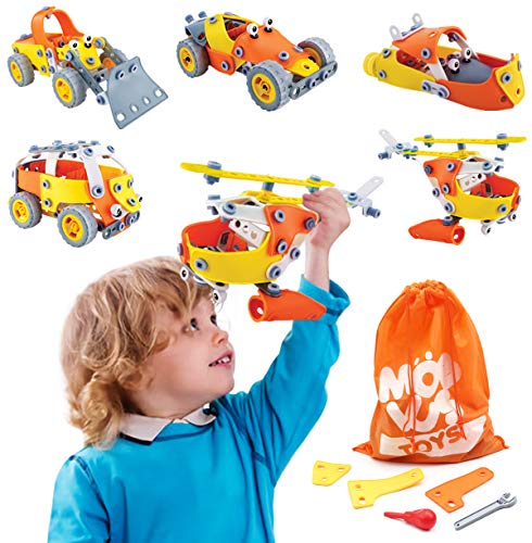 148 Pcs 5-in-1 STEM Building Toys - Boys & Girls 8-10