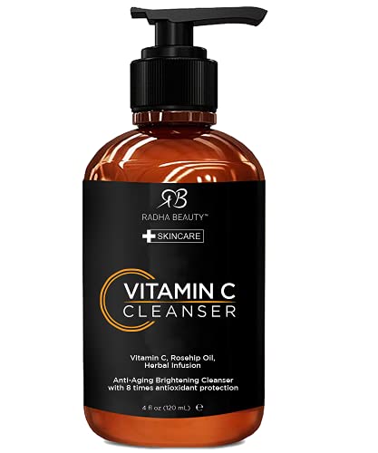 Vitamin C Facial Cleanser - Clear Pores, Skin Protection