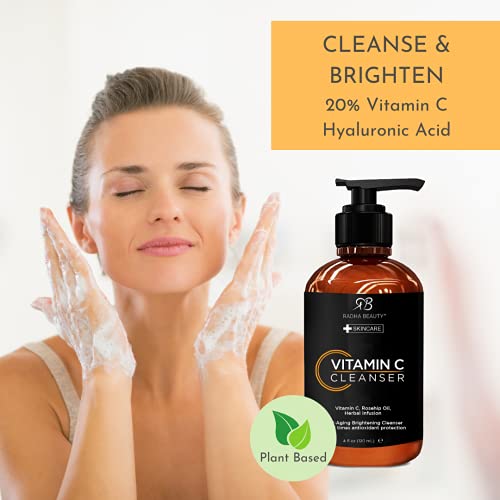 Vitamin C Facial Cleanser - Clear Pores, Skin Protection