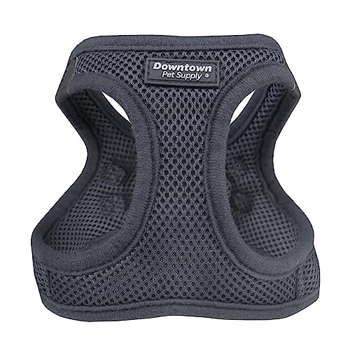 Downtown Pet Supply No Pull, Step in Adjustable Dog Harness with Padded Vest, Easy to Put on Small, Medium and Large Dogs (Charcoal, XS)