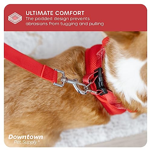 Red X-Small Step-In Dog Harness with Reflective Trim