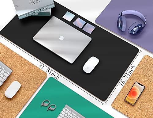 Large Dual-Sided Desk Pad for Office Work/Home/Decor