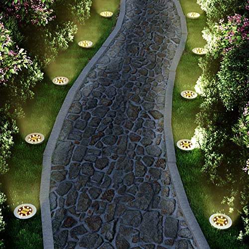 Solar Ground Lights Outdoor Waterproof Garden Landscape Lighting
