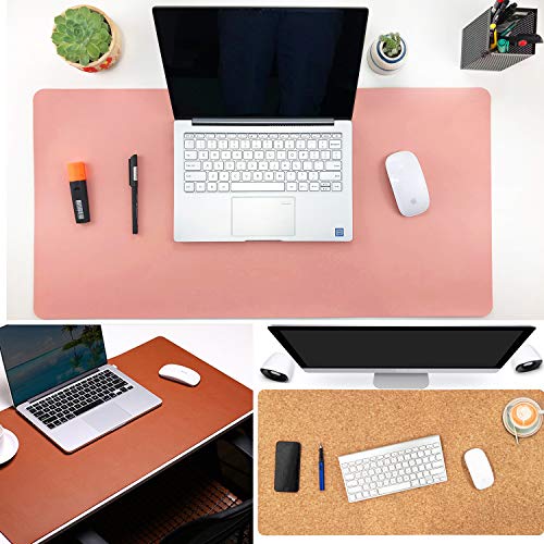 Large Dual-Sided Desk Pad for Office Work/Home/Decor