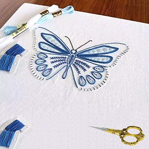 European Plum Blossom Scissors for Embroidery and Crafts