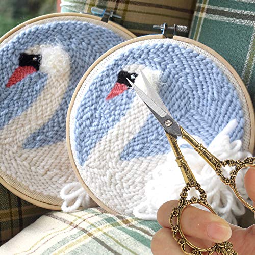 European Plum Blossom Scissors for Embroidery and Crafts