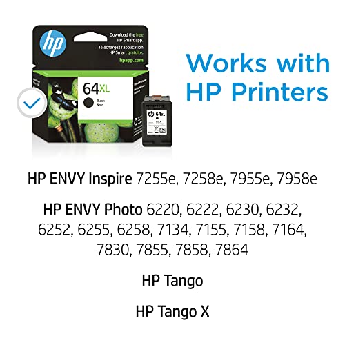 HP 64XL | Ink Cartridge | Black | N9J92AN