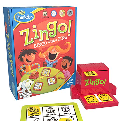 Think Fun Zingo Word Builder Early Reading Game - Award Winning Game for Pre-Readers and Early Readers