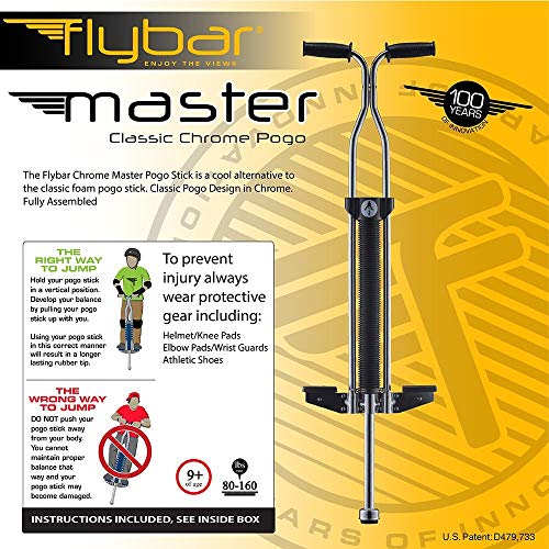 Flybar Chrome Master Pogo Stick - Classic Chrome Body