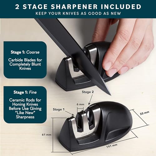7 Piece Kitchen Knife Set - Professional Design