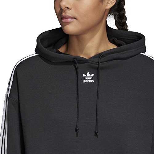 adidas Women's Cropped Hoodie, Black, XL