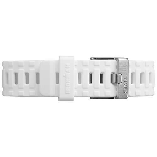 Timex Men's TW5M14800 Ironman Essential 30 White/Blue Silicone Strap Watch
