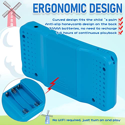 QoolPart Handheld Game Player, 200 Classic Games Built-in 2.5 inch Screen Portable Retro Game Controller, Arcade Electronic Toys TV-Out Game Player Birthday Xmas Presents Gifts for Boys Girls(Blue)