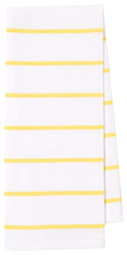 KAF Home Pantry Lemons All Over Kitchen Dish Towel Set of 4, 100-Percent Cotton, 18 x 28-inch