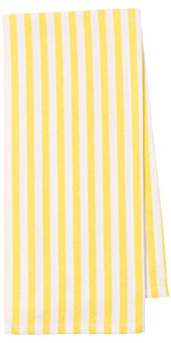 KAF Home Pantry Lemons All Over Kitchen Dish Towel Set of 4, 100-Percent Cotton, 18 x 28-inch