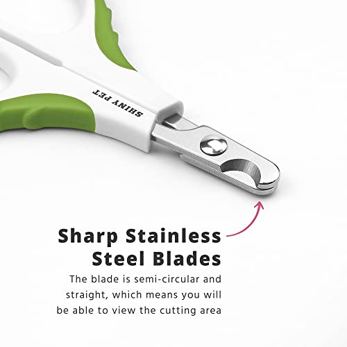 Cat Nail Clippers with Razor Sharp Blades - Best Pet Nail Clippers for Small Animals - Professional Claw Trimmer for Tiny Dog Cat Kitten Bunny Rabbit Bird Guinea Pigs Ferret Hamsters - Ebook Guide
