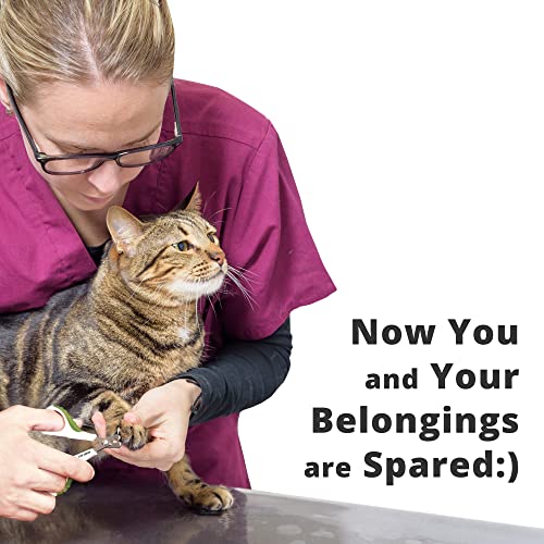 Cat Nail Clippers with Razor Sharp Blades - Best Pet Nail Clippers for Small Animals - Professional Claw Trimmer for Tiny Dog Cat Kitten Bunny Rabbit Bird Guinea Pigs Ferret Hamsters - Ebook Guide
