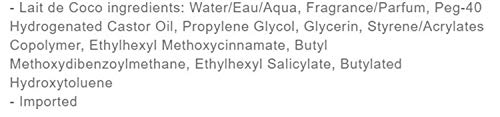 Gourmand Lait De Coco Hair + Body Mist 3.4 Fl.Oz! Blend Of Bergamot, Vanilla Praline And Creamy Coconut! Perfumed Hair & Body Mist For All Day Long-Lasting Freshness! Choose Your Scent! (Lait De Coco)