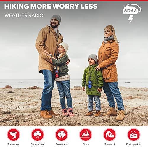 Wishouse Walkie Talkies for Kids,Two Way Radio Family Talkabout for Adults Cruise Ship Long Range,Outdoor Camping Game Toy Birthday Gift for 4 5 6 7 8 9 10 11 12 Year Old Girls Boys 3 Pack No Battery