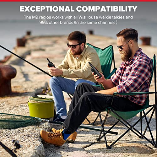 Wishouse Walkie Talkies for Kids,Two Way Radio Family Talkabout for Adults Cruise Ship Long Range,Outdoor Camping Game Toy Birthday Gift for 4 5 6 7 8 9 10 11 12 Year Old Girls Boys 3 Pack No Battery