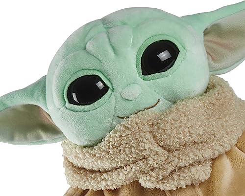 Mattel Star Wars The Child Plush Toy, 8-in Small Yoda Baby Figure from The Mandalorian, Collectible Stuffed Character for Movie Fans of All Ages, 3 and Older, Green, Model Number: GWH23