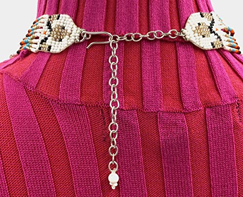 Bear Paw Turtle Design Jewelry Set Necklace Earrings Bracelet Handmade (White No Bracelet)