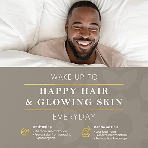 BEAUTY OF ORIENT - 100% Pure Mulberry Silk Pillowcase for Hair and Skin, 19 Momme Both Sides, Hidden Zipper, Natural Hypoallergenic Silk Pillow Case - Best Sleep (1pc Queen - 20" x 30", Vanilla Ice)