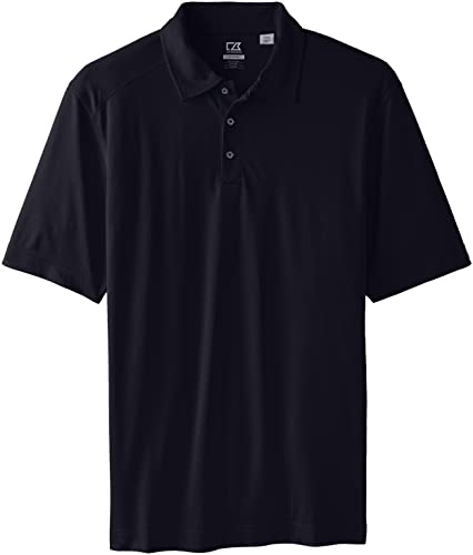 Cutter & Buck Men's Big-Tall Cb Drytec Genre Polo Shirt, Navy Blue, 3XT