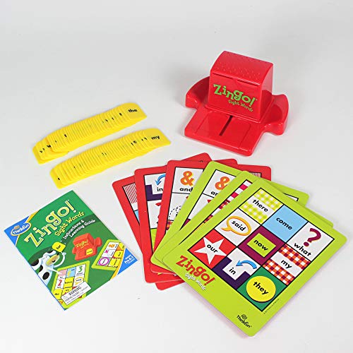 ThinkFun Zingo Sight Words Award Winning Early Reading Game for Pre-K to 2nd Grade - Toy of the Year Finalist, A Fun and Educational Game Developed by Educators for Boys and Girls