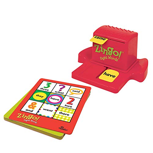 ThinkFun Zingo Sight Words Award Winning Early Reading Game for Pre-K to 2nd Grade - Toy of the Year Finalist, A Fun and Educational Game Developed by Educators for Boys and Girls