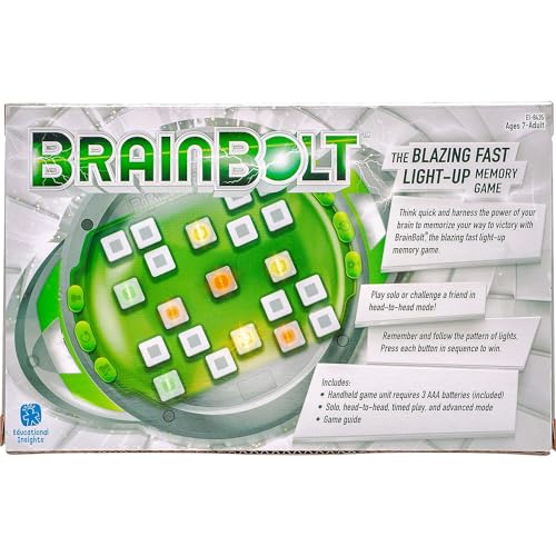 Educational Insights BrainBolt - Brain Teaser Memory Game, Puzzle Game For Ages 7 to 107