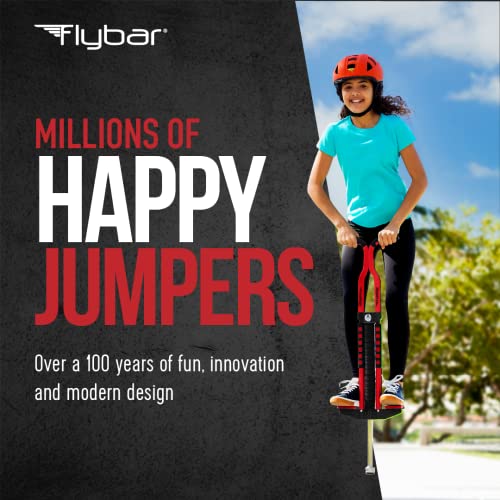 Flybar Pogo Stick for Kids, Ages 9+ (Red/Black)
