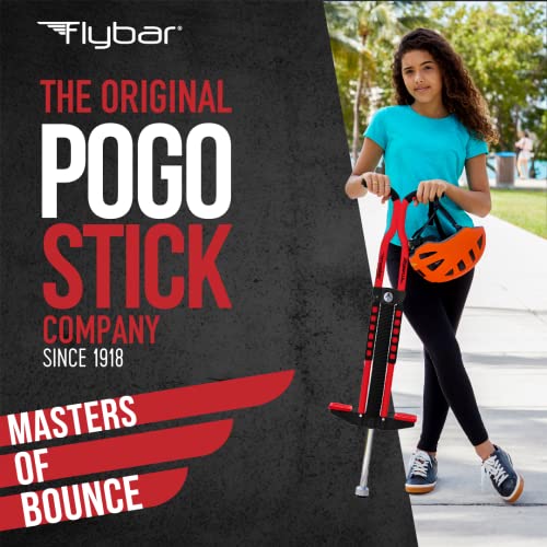 Flybar Pogo Stick for Kids, Ages 9+ (Red/Black)