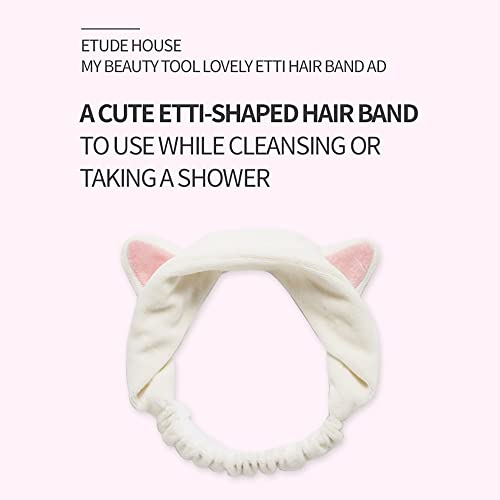 ETUDE HOUSE My Beauty Tool Lovely Etti Hair Band | A Cute and Lovely Tool To Keep Away Your Hair and Brighten Your Mood