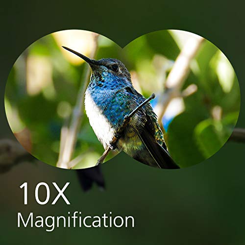 SkyGenius 10 x 50 Powerful Binoculars for Adults Durable Full-Size Clear Binoculars for Bird Watching Travel Sightseeing Hunting Wildlife Watching Outdoor Sports Games and Concerts