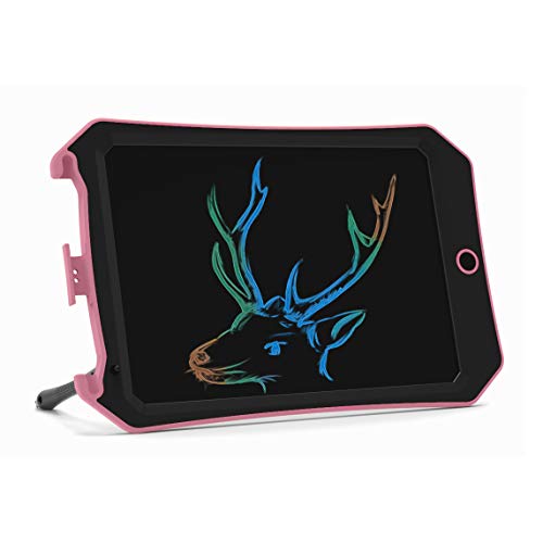 Spring& Color LCD Writing Board for Children's Toys for 3-12 Year Old Girls, 8.5 inch Drawing and Writing Board with Lock Erase Button. Best Christmas Gift (Pink-hc)