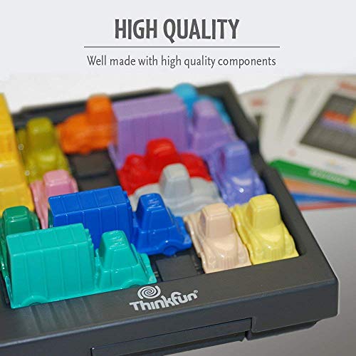 ThinkFun Rush Hour Traffic Jam Brain Game and STEM Toy for Boys and Girls Age 8 and Up ? Tons of Fun With Over 20 Awards Won, International Bestseller for Over 20 Years