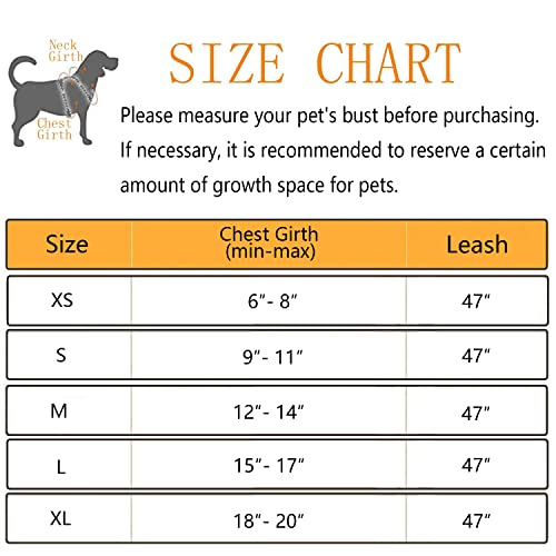 GAUTERF Kitten and Puppy Universal Harness with Leash Set, Escape Proof Cat Harnesses-Adjustable Reflective Soft Mesh Corduroy Small Dog Harnesses-Best Pet Supplies