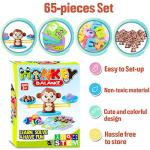 CozyBomB Monkey Balance Counting Cool Math Games - STEM Toys for 3 4 5 Year olds Cool Math Educational Kindergarten - Number Learning Material for Boys and Girls