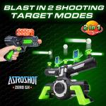 USA Toyz Astroshot Zero GX Glow in The Dark Shooting Games ? Target Practice Toys for Boys and Girls with Foam Dart Gun, 10 Floating Ball Targets, and 5 Flip Targets