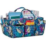 HOMEST Large Craft Caddy, Storage Bin for Sewing & Knitting & Crochet, Art Supplies Organizer Basket